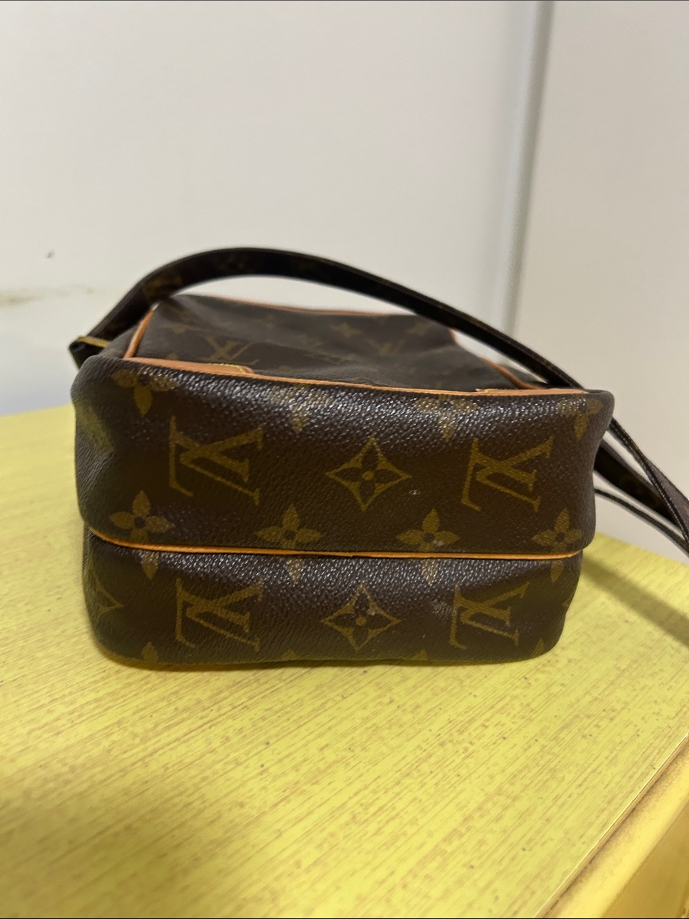 Louis Vuitton Monogram Crossbody Bag in Brown and Tan - Picture 9 of 13